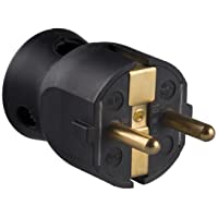 Legrand 050178 Enchufe con Cabezal Móvil Orientable- 3680 W- 230 V- Negro